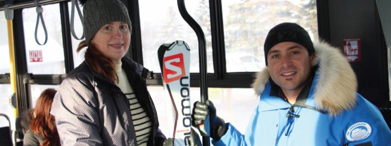 Ski Saint-Bruno - 3 nouveaux services de transport collectif pour la saison
