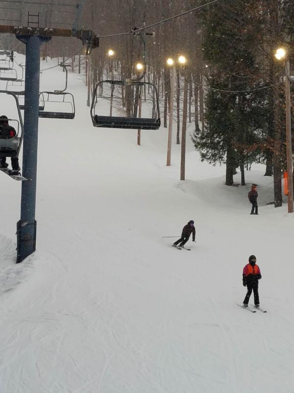 Bromont - Nous avions littéralement les pistes à nous seuls. Bromont - Nous avions littéralement les pistes à nous seuls.