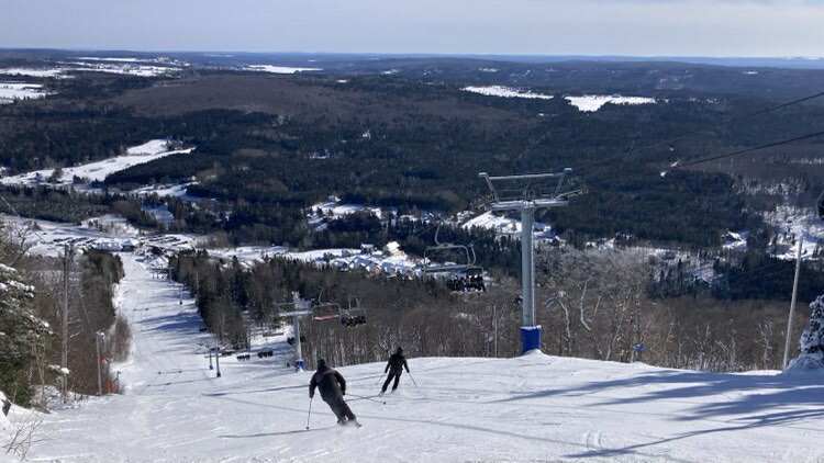 Mont Orignal - Malgré un bon achalandage, il y avait très peu d’attente