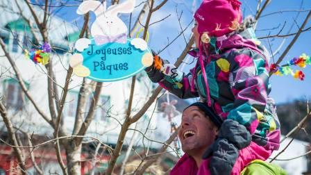 MONT TREMBLANT - UN DIMANCHE DE PÂQUES ANIMÉ - 16 AVRIL MONT TREMBLANT - UN DIMANCHE DE PÂQUES ANIMÉ - 16 AVRIL