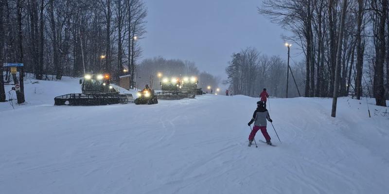 Ski Bromont -  les pentes bien animées et le plaisir est au rendez-vous
